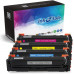 INK E-SALE Compatible HP 202A (CF500A CF501A CF503A CF504A) Toner Cartridge KCMY - 4 Pack