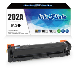 INK E-SALE Compatible HP 202A CF500A Hi-Yield Black Toner Cartridge - 1 Pack