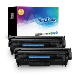 INK E-SALE Replacement for Canon 104 Black Toner Cartridge - 2 Pack