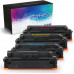 INK E-SALE Replacement for Canon 055H Color Toner Cartridges,4 Packs