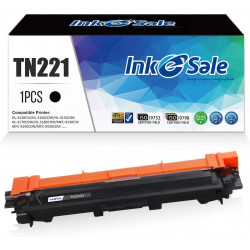 INK E-SALE Replacement for Brother TN221 TN225 Compatible Black Toner Cartridge